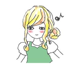 Daily life of the pretty girl 2 sticker #3680721