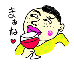 Creepy men daily 2 sticker #3681044