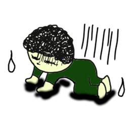 Creepy men daily 2 sticker #3681063