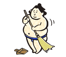 sumo wrestler"yuruizeki" part3 sticker #3682595