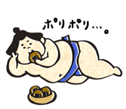 sumo wrestler"yuruizeki" part3 sticker #3682599