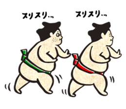 sumo wrestler"yuruizeki" part3 sticker #3682604