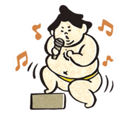 sumo wrestler"yuruizeki" part3 sticker #3682611