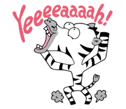 Flamingo and Zebra sticker #3683036