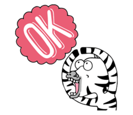 Flamingo and Zebra sticker #3683037