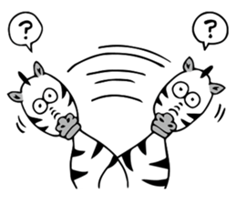 Flamingo and Zebra sticker #3683051