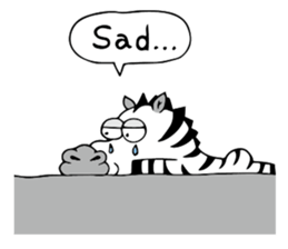 Flamingo and Zebra sticker #3683058