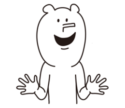 Nose is long bear sticker #3683352