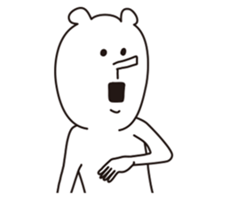 Nose is long bear sticker #3683353