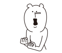 Nose is long bear sticker #3683356