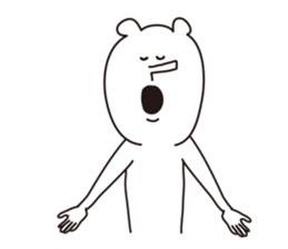 Nose is long bear sticker #3683360