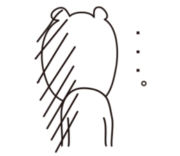 Nose is long bear sticker #3683366