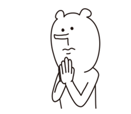 Nose is long bear sticker #3683369