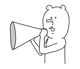 Nose is long bear sticker #3683375