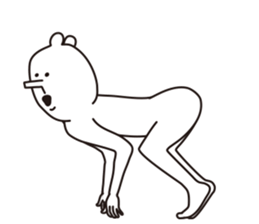 Nose is long bear sticker #3683381