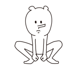 Nose is long bear sticker #3683383