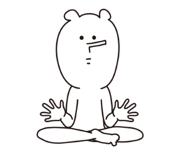 Nose is long bear sticker #3683385