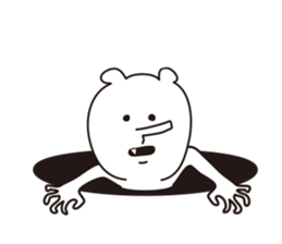 Nose is long bear sticker #3683386