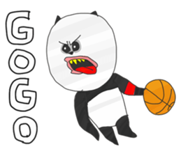 Panda's Basketball sticker #3683396