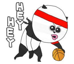 Panda's Basketball sticker #3683415