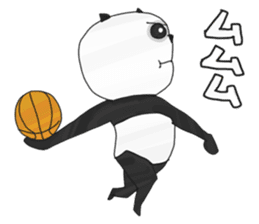 Panda's Basketball sticker #3683424