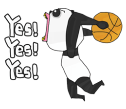 Panda's Basketball sticker #3683428