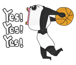 Panda's Basketball sticker #3683428