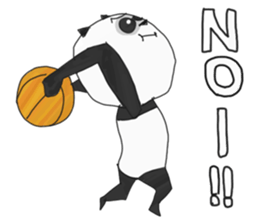 Panda's Basketball sticker #3683429