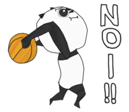 Panda's Basketball sticker #3683429