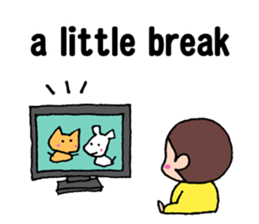 No baby No life (English edition) sticker #3683521