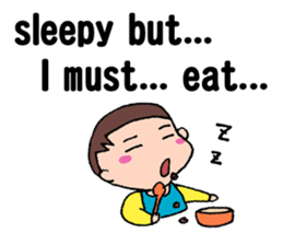 No baby No life (English edition) sticker #3683522