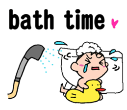 No baby No life (English edition) sticker #3683523