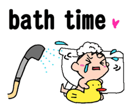 No baby No life (English edition) sticker #3683523