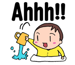 No baby No life (English edition) sticker #3683529