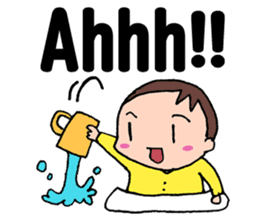 No baby No life (English edition) sticker #3683529