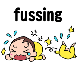 No baby No life (English edition) sticker #3683536