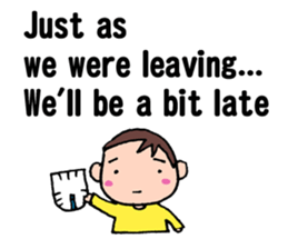 No baby No life (English edition) sticker #3683548