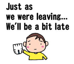 No baby No life (English edition) sticker #3683548