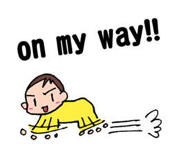 No baby No life (English edition) sticker #3683549