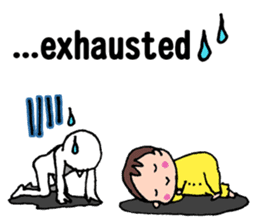 No baby No life (English edition) sticker #3683550