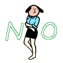 beautiful legs of animal sticker #3683856