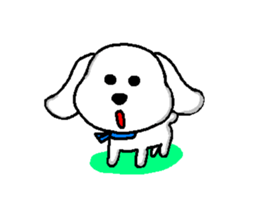 Blankly dog sticker #3683953