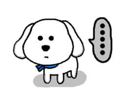 Blankly dog sticker #3683955