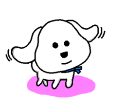 Blankly dog sticker #3683956