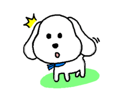 Blankly dog sticker #3683958