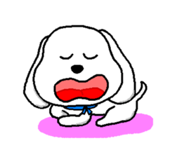 Blankly dog sticker #3683962