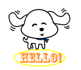 Blankly dog sticker #3683967