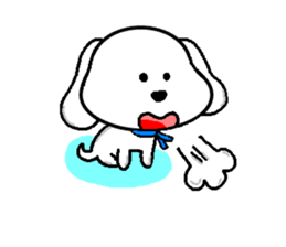 Blankly dog sticker #3683969