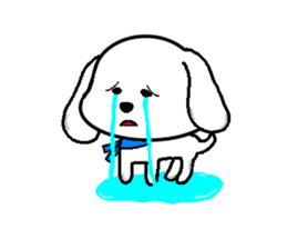 Blankly dog sticker #3683971