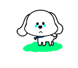 Blankly dog sticker #3683976